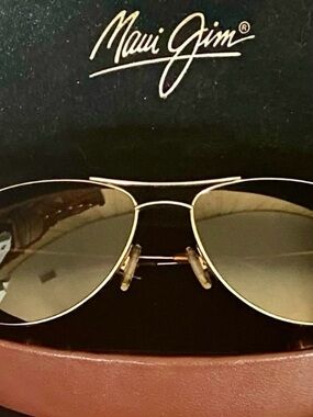 MAUI JIM UNISEX BABY BEACH AVIATOR PROGRESSIVE PRESCRIPTION SUNGLASSES